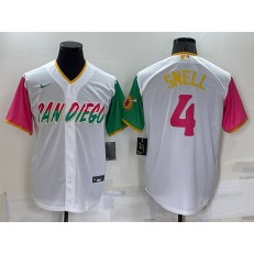 Padres 4 Blake Snell White Nike 2022 City Connect Cool Base Jerseys