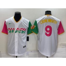 Padres 9 Jake Cronenworth White Nike 2022 City Connect Cool Base Jerseys