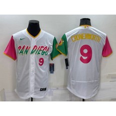 Padres 9 Jake Cronenworth White Nike 2022 City Connect Flexbase Jersey