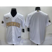 Padres Blank White Nike 2022 MLB All-Star Cool Base Jersey