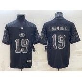 Nike 49ers 19 Deebo Samuel Black RFLCTV Limited Jersey