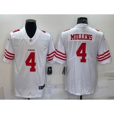 Nike 49ers 4 Emmanuel Moseley White Color Rush Vapor Untouchable Limited Jersey