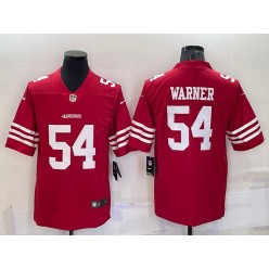 Nike 49ers 54 Fred Warner Red Color Rush Vapor Untouchable Limited Jersey