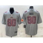 Nike 49ers 80 Jerry Rice Gray Atmosphere Fashion Vapor Limited Jersey