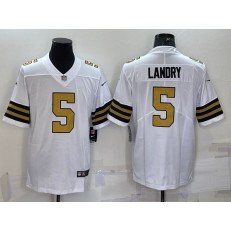 Nike Saints 5 Jarvis Landry White Color Rush Limited Jersey