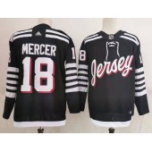 Devils 18 Dawson Mercer Black 2022 Alternate Adidas Jersey