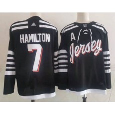 Devils 7 Dougie Hamilton Black 2022 Alternate Adidas Jersey