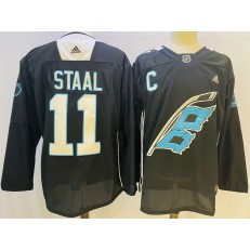 Hurricanes 11 Jordan Staal Black 2022 Adidas Jersey