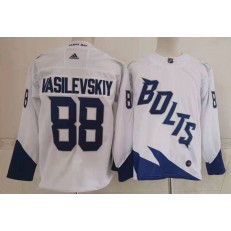 Lightning 88 Andrei Vasilevskiy White 2022 NHL Stadium Series Adidas Jersey