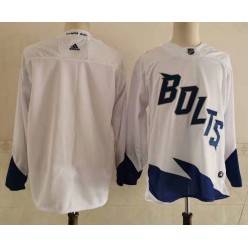 Lightning Blank White 2022 NHL Stadium Series Adidas Jersey