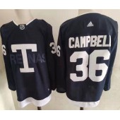 Maple Leafs 36 Jack Campbell Navy 2022 NHL Heritage Classic Adidas Jersey