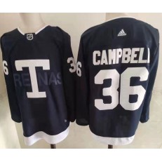 Maple Leafs 36 Jack Campbell Navy 2022 NHL Heritage Classic Adidas Jersey