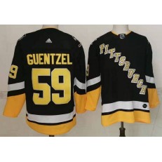 Penguins 59 Jake Guentzel Black 2022 Alternate Adidas Jersey