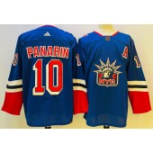 Rangers 10 Artemi Panarin Royal Reverse Retro Adidas Jersey