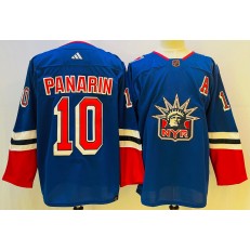 Rangers 10 Artemi Panarin Royal Reverse Retro Adidas Jersey