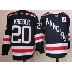 Rangers 20 Chris Kreider Navy Adidas Jersey