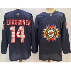 Wild 14 Joel Eriksson Ek Navy 2022 Adidas Jersey