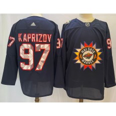 Wild 97 Kirill Kaprizov Navy 2022 Adidas Jersey