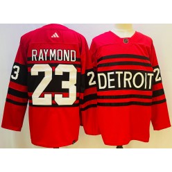 Wings 23 Lucas Raymond Red Reverse Retro Adidas Jersey