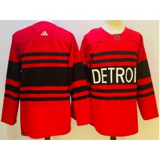 Wings Blank Red Reverse Retro Adidas Jersey