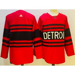 Wings Blank Red Reverse Retro Adidas Jersey