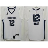Grizzlies 12 Ja Morant White Nike 2022-23 City Edition Swingman Jersey