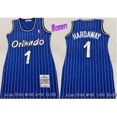 Magic 1 Tracy McGrady Blue Women Hardwood Classics Jersey