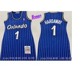Magic 1 Tracy McGrady Blue Women Hardwood Classics Jersey