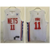 Nets 11 Kyrie Irving White 2022-23 Swingman Jersey
