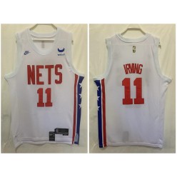 Nets 11 Kyrie Irving White 2022-23 Swingman Jersey