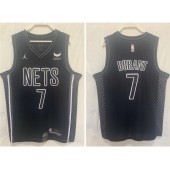 Nets 7 Kevin Durant Black 2022-23 Swingman Jersey