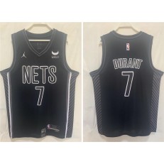 Nets 7 Kevin Durant Black 2022-23 Swingman Jersey