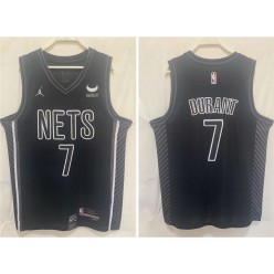 Nets 7 Kevin Durant Black 2022-23 Swingman Jersey
