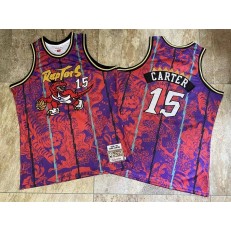 Raptors 15 Vince Carter Purple 1998-99 Hardwood Classics Jerseys