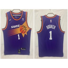 Suns 1 Devin Booker Purple 2022-23 Swingman Jersey