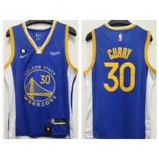 Warriors 30 Stephen Curry Blue 2022-23 Nike Swingman Jersey