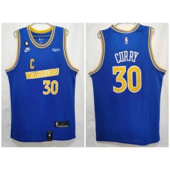 Warriors 30 Stephen Curry Blue 2022-23 Nike Swingman Jerseys