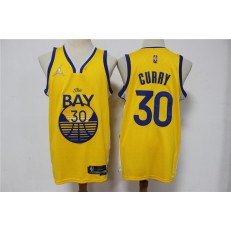 Warriors 30 Stephen Curry White Jordan Brand Diamond 75th Anniversary City Edition Swingman Jersey