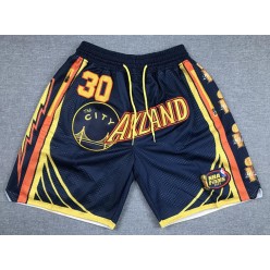 Warriors Navy Nike 2022 NBA Finals City Edition Swingman Shorts