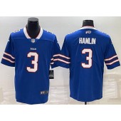 Nike Bills #3 Damar Hamlin Royal Vapor Untouchable Limited Jersey