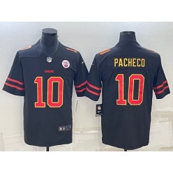 Nike Chiefs #10 Isiah Pacheco Black Vapor Limited Jersey