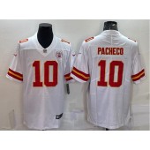 Nike Chiefs #10 Isiah Pacheco White Vapor Untouchable Limited Jersey
