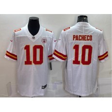 Nike Chiefs #10 Isiah Pacheco White Vapor Untouchable Limited Jersey