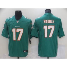 Nike Dolphins #17 Jaylen Waddle Aqua Vapor Limited Jersey