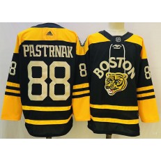 Bruins 88 David Pastrnak Black 2023 Winter Classic Adidas Jersey