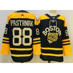 Bruins 88 David Pastrnak Black 2023 Winter Classic Adidas Jersey