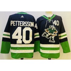 Canucks 40 Elias Pettersson Navy Special Edition Adidas Jersey