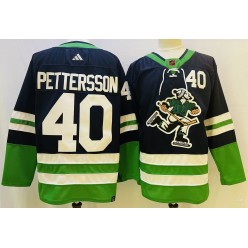 Canucks 40 Elias Pettersson Navy Special Edition Adidas Jersey