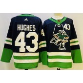 Canucks 43 Quinn Hughes Navy Special Edition Adidas Jersey