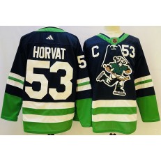 Canucks 53 Bo Horvat Navy Special Edition Adidas Jersey
